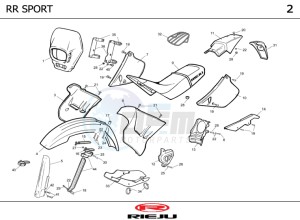 RR-50-SPORT-BLUE drawing COWLING