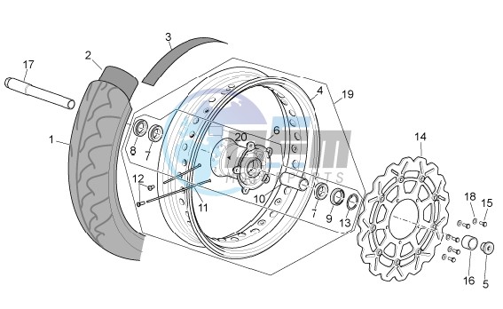 Front wheel