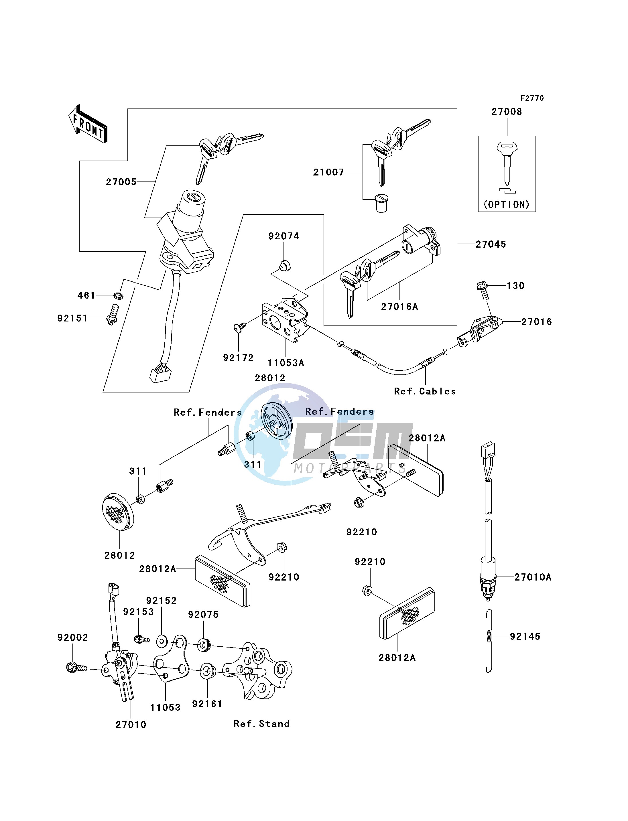 IGNITION SWITCH_LOCKS_REFLECTORS