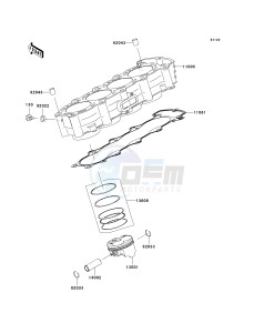 ZX636 C [NINJA ZX-6R] (C6F) D6F drawing CYLINDER_PISTON-- S- -