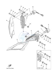 YFM700R YFM7RSEB RAPTOR 700 SPECIAL EDITION (1ASH 1ASJ 1ASG) drawing HEADLIGHT