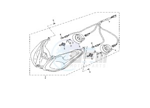 YP R X-MAX 125 drawing HEADLIGHT