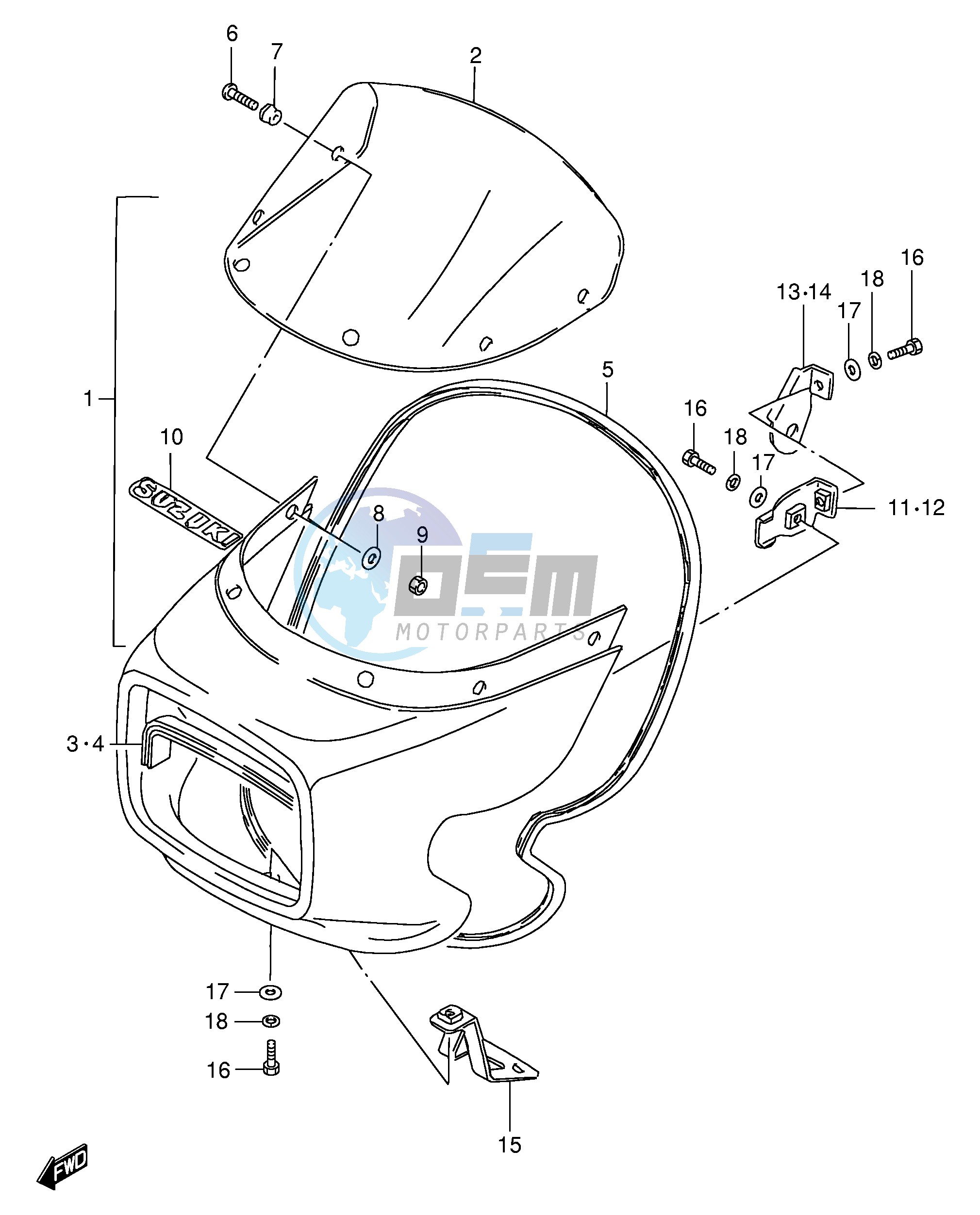 COWLING (GS125ESZ)