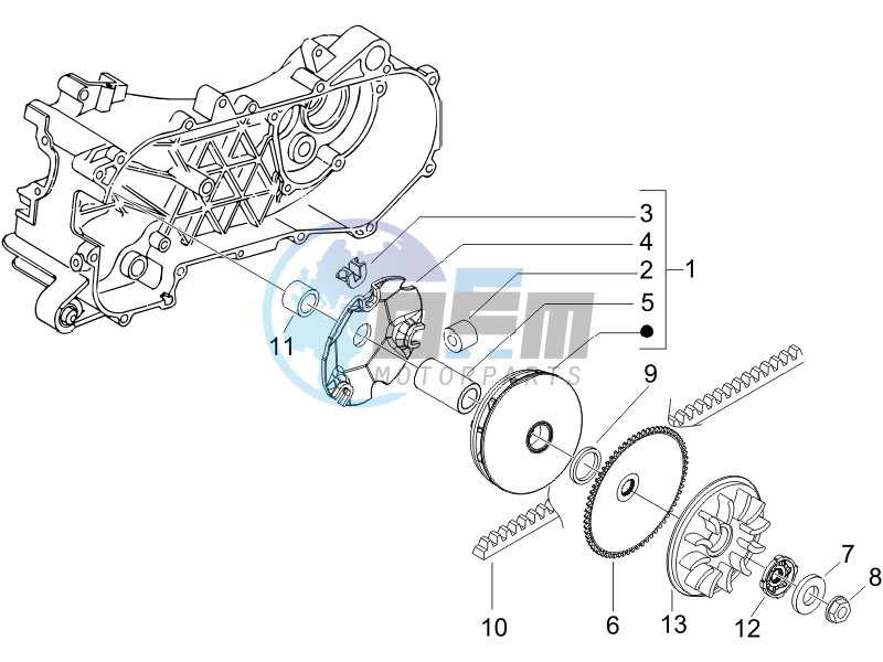 Driving pulley