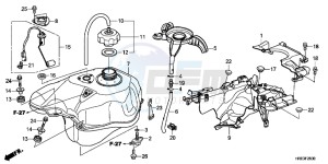 VFR800XH 2ED - (2ED) drawing HANDLE PIPE/TOP BRIDGE