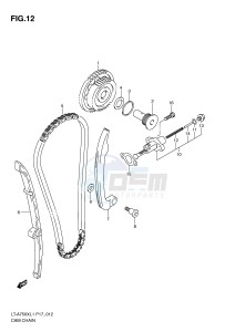 LT-A750X (P17) drawing CAM CHAIN