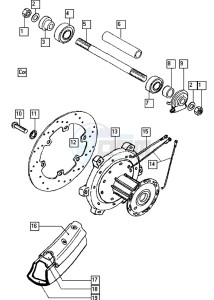 STREETMATE_24-45kmh_K3-K7 50 K3-K7 drawing Handlebars