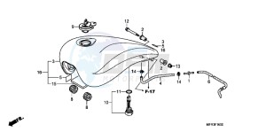 VT1300CXAB drawing FUEL TANK