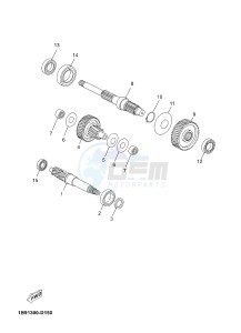 X-MAX125 ABS X-MAX (2DM6 2DM6) drawing TRANSMISSION