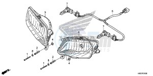 TRX420FE1G TRX420 Europe Direct - (ED) drawing HEADLIGHT