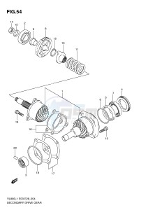 VL800 (E3-E28) VOLUSIA drawing SECONDARY DRIVE GEAR