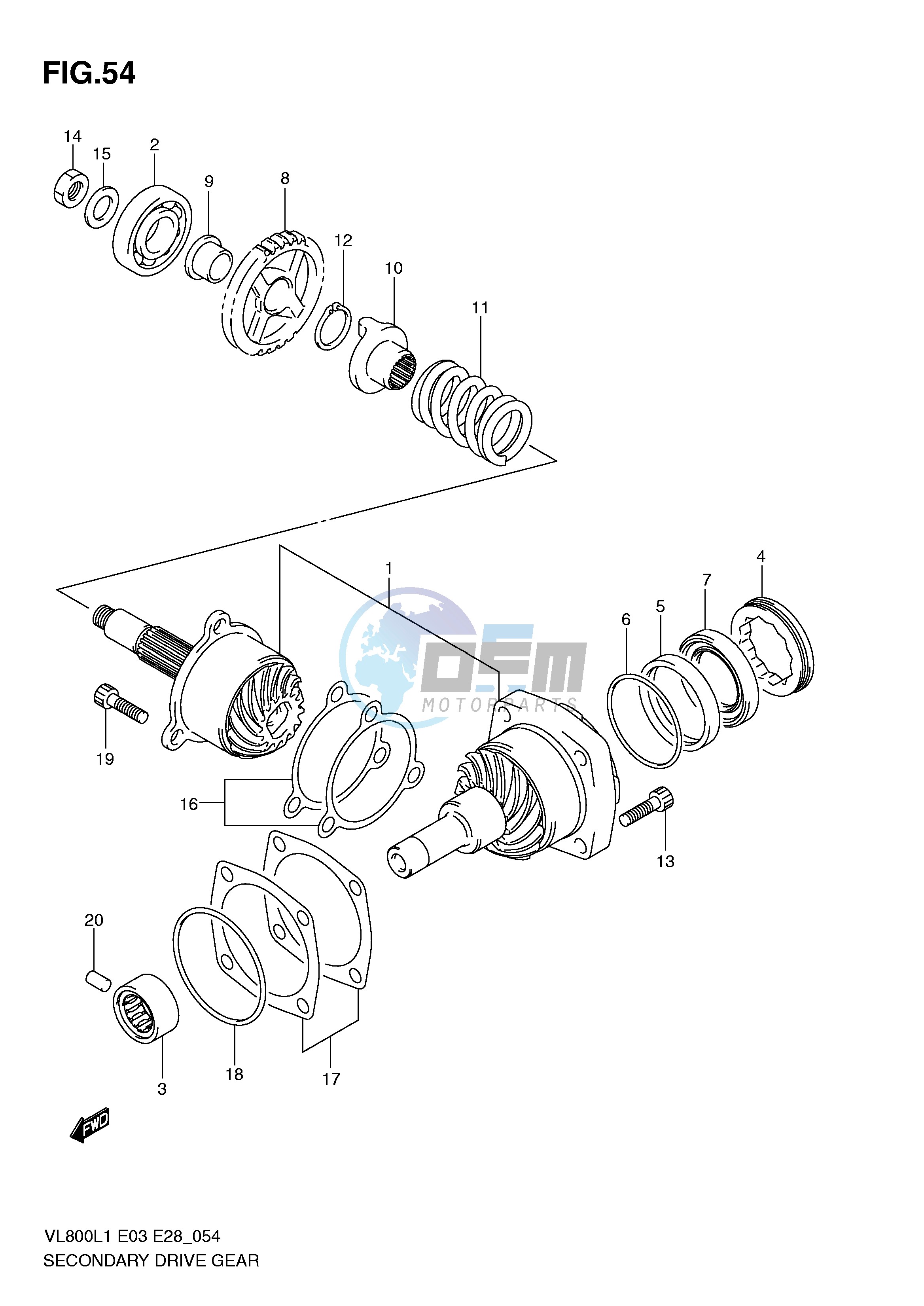 SECONDARY DRIVE GEAR