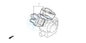 VT1100C drawing GASKET KIT A (EXCEPT VT1100CW/C2W)