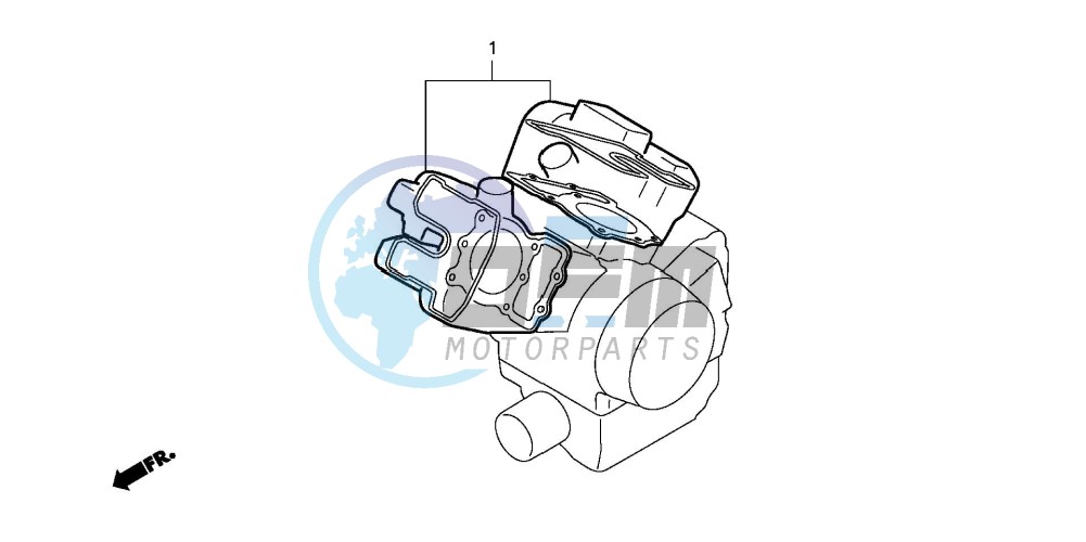 GASKET KIT A (EXCEPT VT1100CW/C2W)