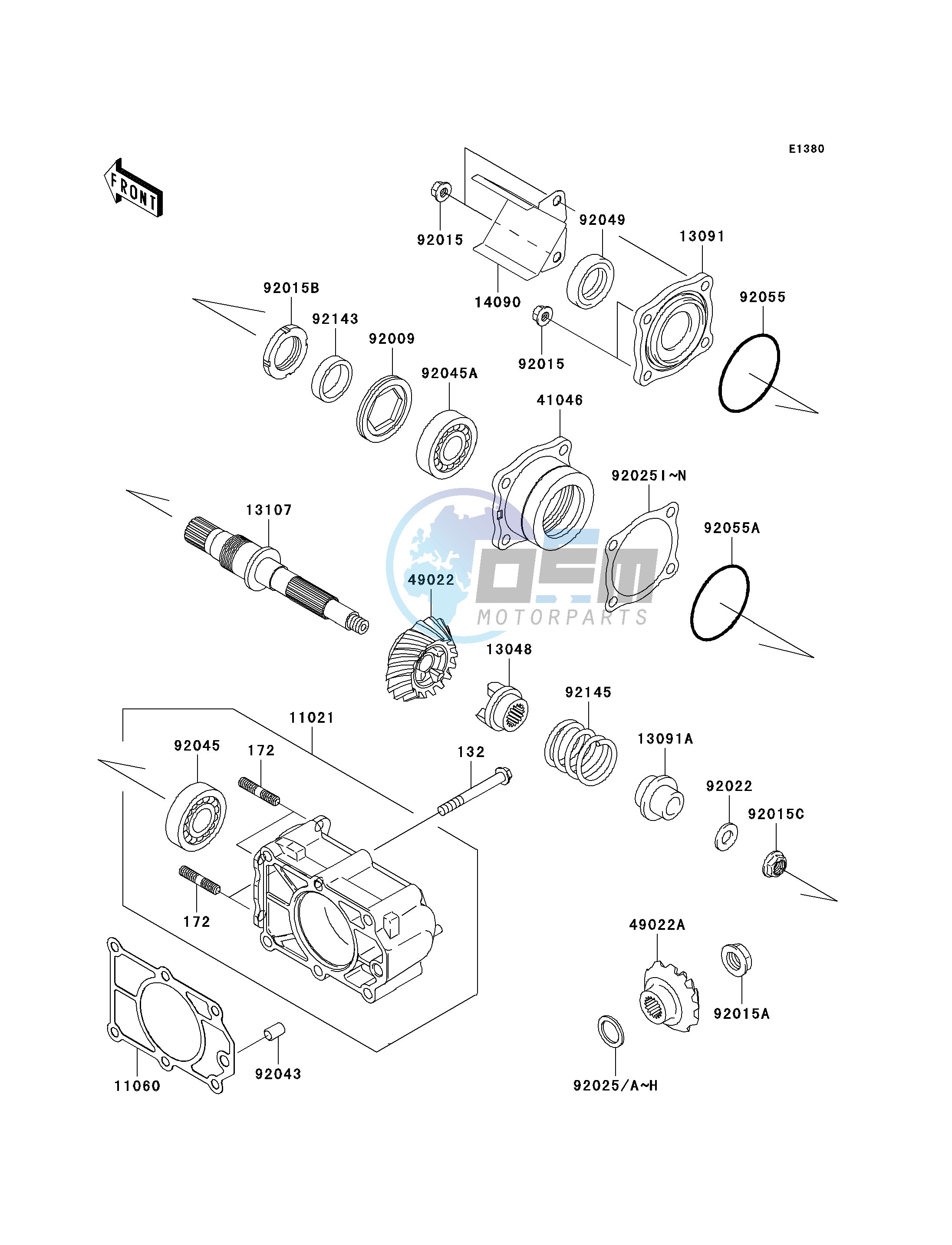 BEVEL GEAR CASE