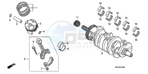 CB600FA9 Spain - (SP / ABS 25K) drawing CRANKSHAFT/PISTON