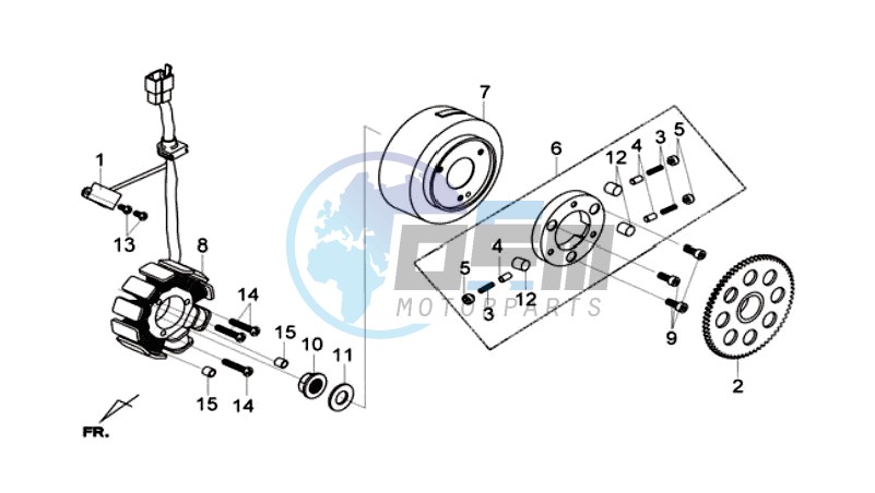 FLYWHEEL - STATOR