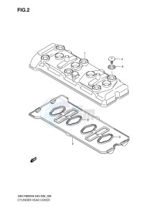 GSX-R600 (E3-E28) drawing CYLINDER HEAD COVER