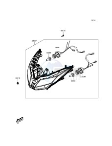 J300 SC300AGF XX (EU ME A(FRICA) drawing Headlight(s)