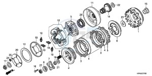 TRX420FPEC drawing CLUTCH