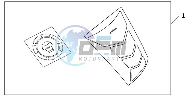 TANKPAD / FUEL LID COVER