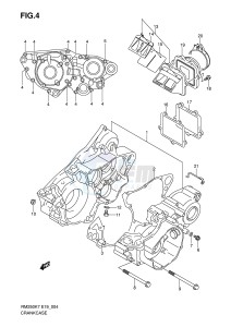 RM250 (E19) drawing CRANKCASE