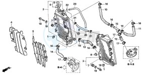 CR125R drawing RADIATOR (CR125R5-7)