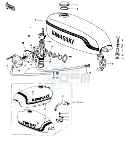 F9 A (-A) 350 drawing FUEL TANK -- F9- -