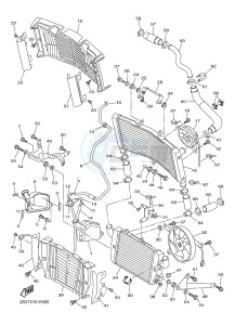 VMX17 VMAX17 1700 VMAX (2S3U) drawing RADIATOR & HOSE