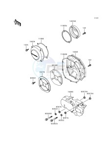 ZG 1200 B [VOYAGER XII] (B10-B14) [VOYAGER XII] drawing ENGINE COVER-- S- -