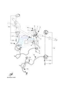 MT-10 MTN1000 (B67X) drawing HANDLE SWITCH & LEVER