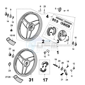 FOX M A2 BE drawing WHEELS GRIMECA