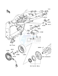 Z750R ABS ZR750PBF FR GB XX (EU ME A(FRICA) drawing Generator