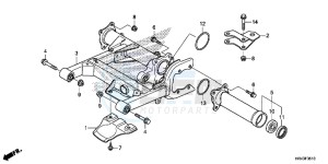 TRX500FE2E TRX500FE2 Europe Direct - (ED) drawing SWINGARM