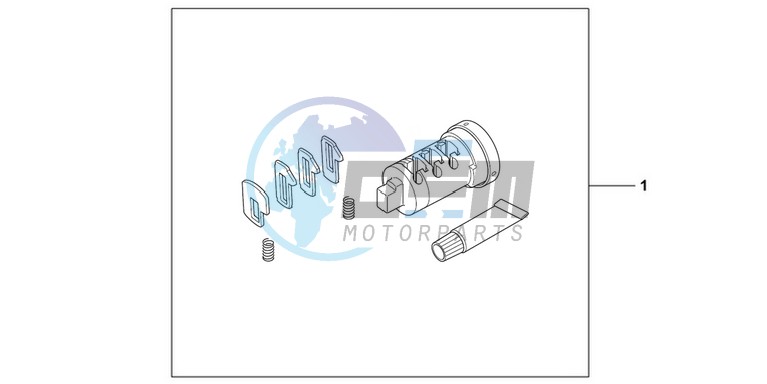 CYL INNER SET 1 KEY