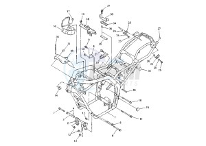 FZS FAZER (FZS600S) 600 drawing FRAME