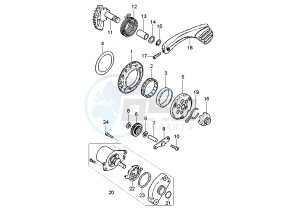 BW'S ORIGINAL EURO2 50 drawing KICK STARTER GEARS