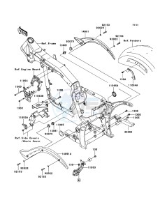 VN2000 CLASSIC VN2000H9F GB XX (EU ME A(FRICA) drawing Frame Fittings