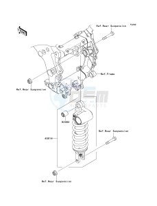 KRF 750 F [TERYX 750 4X4 NRA OUTDOORS] (F8F) C8FA drawing SHOCK ABSORBER-- S- -