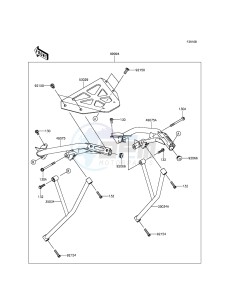 ER-6N ER650EGF XX (EU ME A(FRICA) drawing Accessory(Top Case Bracket)