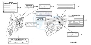 SH300AR9 Europe Direct - (ED / ABS SPC) drawing CAUTION LABEL