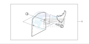 VT750C9 Europe Direct - (ED / MK) drawing BACKREST PLATE