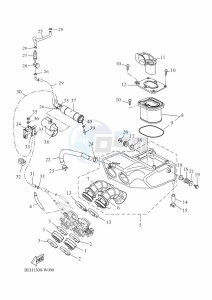 XTZ690 TENERE 700 (BEH3) drawing INTAKE