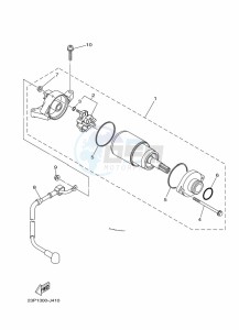 XT1200ZE XT1200ZE SUPER TENERE ABS (BP9C) drawing STARTING MOTOR