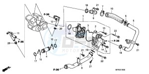 VT1300CXAB drawing WATER PUMP