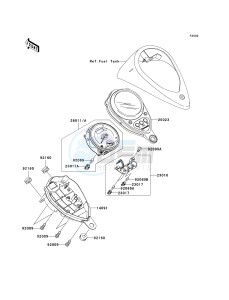 VN 1500 B [VULCAN 88 SE] (B1-B3) N8FA drawing METER-- S- -