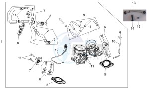 RXV-SXV 450-550 Vdb-Merriman drawing Throttle body