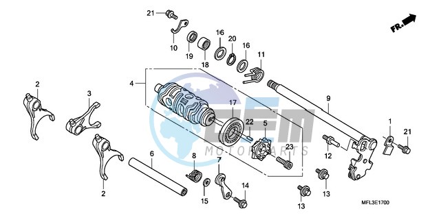 GEARSHIFT DRUM