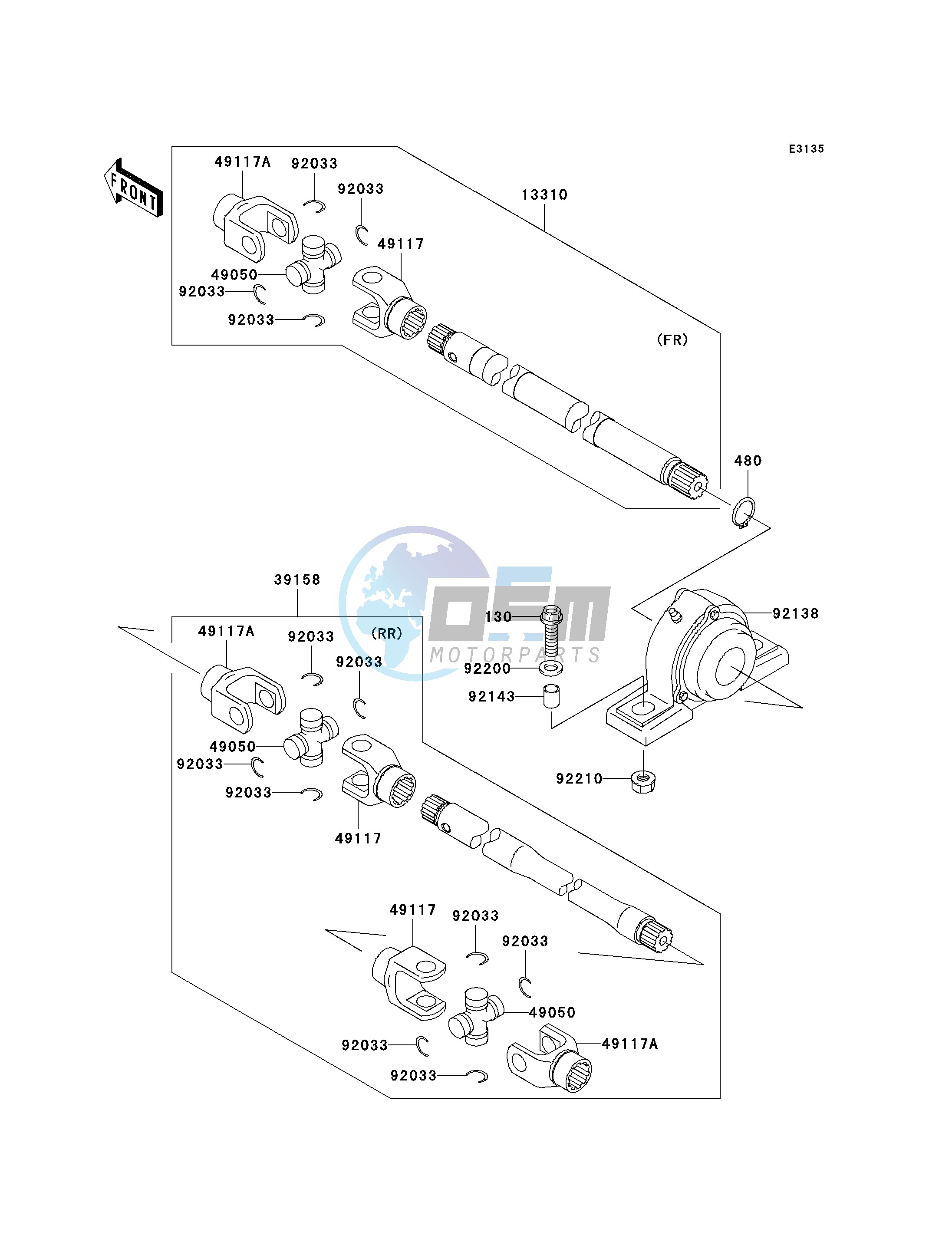 DRIVE SHAFT-PROPELLER