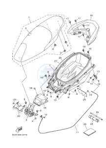 GPD125A GPD125-A NMAX125 (BV31 BV33) drawing SEAT